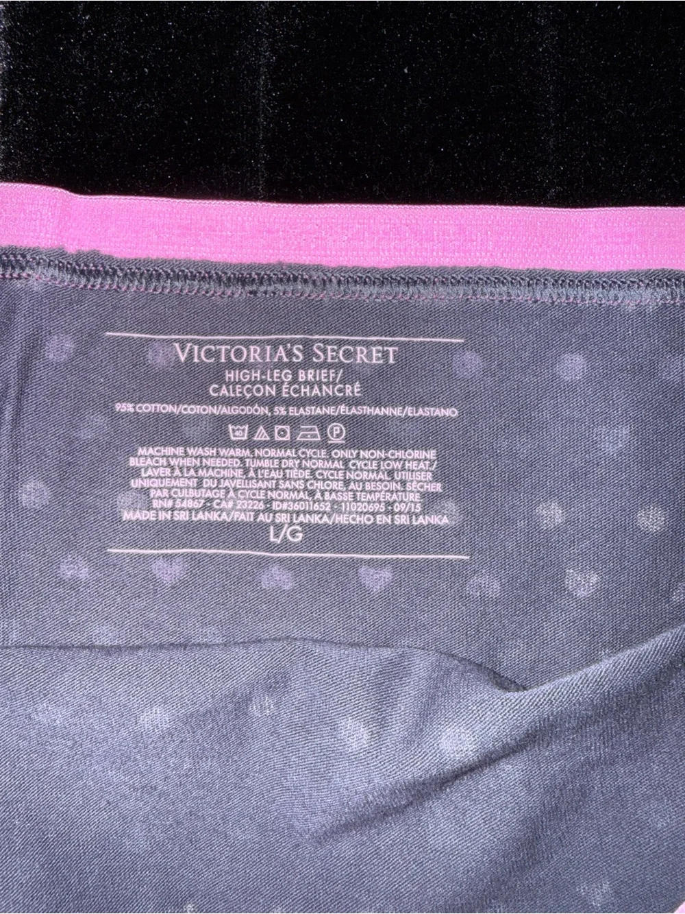 Victoria's Secret Gray & Pink and Black  & White high-leg Briefs